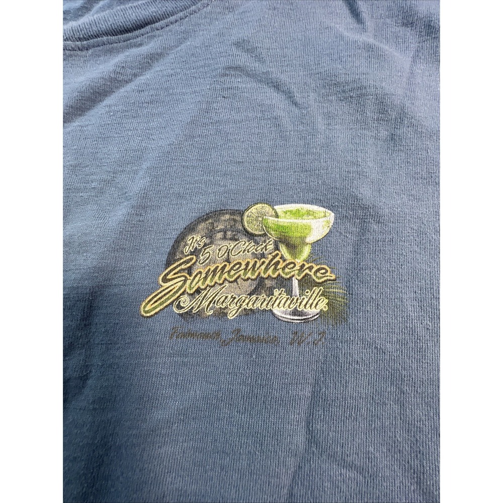 Jimmy Buffets Margaritaville Jamaica Shirt XXL Its 5 O' Clock Somewhere - Picture 3 of 7